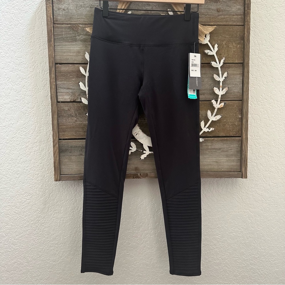 Stitch Fix Threads 4 Thought Diaz Moto Black Leggings Small NWT